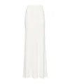 Totême Knitted Maxi Skirt In White