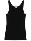 Totême Toteme Compact Knit Tank In Black