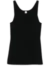 Totême Toteme Compact Knit Tank In Black