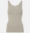 Totême Toteme Tank Top In Grey