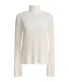Totême Cotton And Silk Turtleneck Top