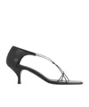 Totême Toteme Knot Sandals In Black