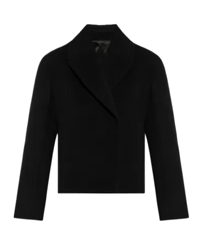 Totême Lapel Casual Jacket In Black