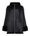 Totême Toteme Signature Shearling Jacket Clothing In Black