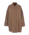Totême Toteme Women Hazel Organic Cotton Oversized Trench Jacket In Brown