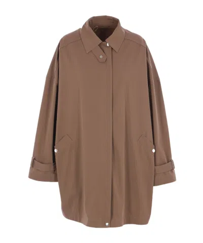 Totême Lapel Long Sleeve Coat