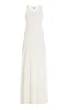 TOTÊME LAYERED KNIT LYOCELL-CASHMERE MAXI DRESS