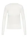 Totême Layered Knitted Cashmere And Silk-blend Top In Talc
