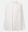 Totême Layered Ramie Voile Shirt In Neutral