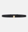 Totême Leather Belt In Black
