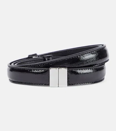 Totême Leather Belt In Black