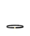 Totême Leather Belt In Black
