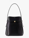 Totême Leather Bucket Bag With Strap