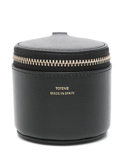 Totême Leather Jewellery Box In Black