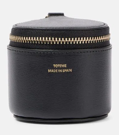 Totême Leather Jewelry Box In Black
