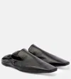 Totême Toteme Women Elastic Leather Loafers In Black