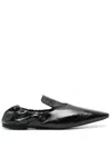 Totême Toteme Women Elastic Leather Loafers In Schwarz
