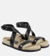 Totême 'the Chunky' Black Sandals With Straps In Black