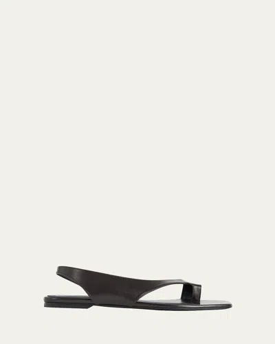 TOTÊME LEATHER THONG SANDALS