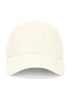 TOTÊME LEATHER TRIM COTTON CAP