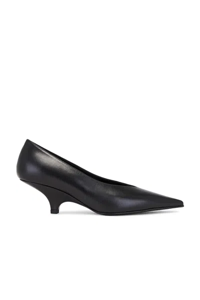 TOTÊME LEATHER WEDGE HEEL PUMP