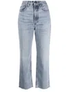 Totême Toteme Woman Jeans Blue Size 28w-30l Organic Cotton In Light Blue
