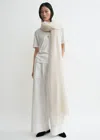 Totême Light Wool Blanket Scarf Off-white