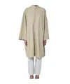 Totême Toteme Women Lightweight Parka Coat In Nude