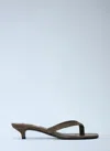 Totême Embossed Leather Sandals