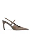 Totême Lizard-embossed Stiletto Slingbacks