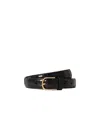 Totême Logo Belt In Black
