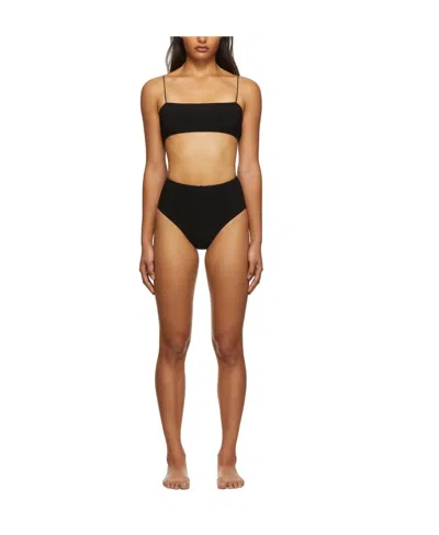 Totême Logo Bikini In Brown