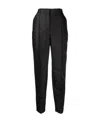 Totême Logo Casual Pants In Black