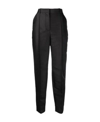 Totême Logo Casual Pants In Black