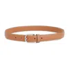 Totême Toteme Slim Trousers Leather Belt 90 In Brown