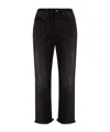 Totême High-rise Straight-leg Jeans In Black