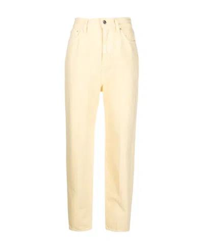 Totême Logo Jeans In Nude