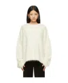Totême Toteme Women Boxy Silk Sweater In White