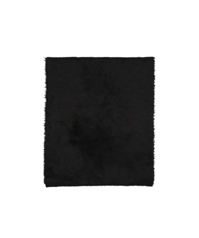 Totême Logo Knitted Scarf In Black