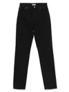 Totême Toteme Organic Cotton Denim Jeans In Black