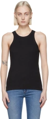 Totême Logo Rib Knitted Vest In Black