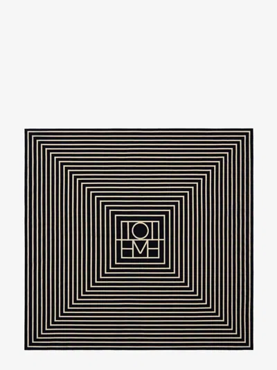 TOTÊME LOGOED SILK FOULARD