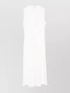 Totême Off-white Sleeveless Cotton Tee Maxi Dress