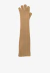 Totême Long Knit Gloves