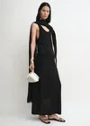 Totême Long Knit Skirt Black