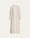 Totême Long Parachute Shirtdress In White