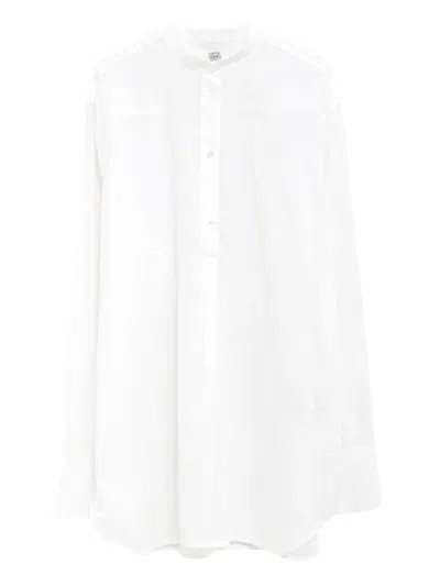 TOTÊME LONG-SLEEVE BUTTON-UP SHIRT