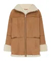 Totême Toteme Jackets And Vests In Biscuit Color
