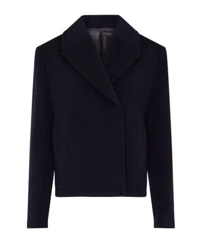Totême Long Sleeve Coat In Black