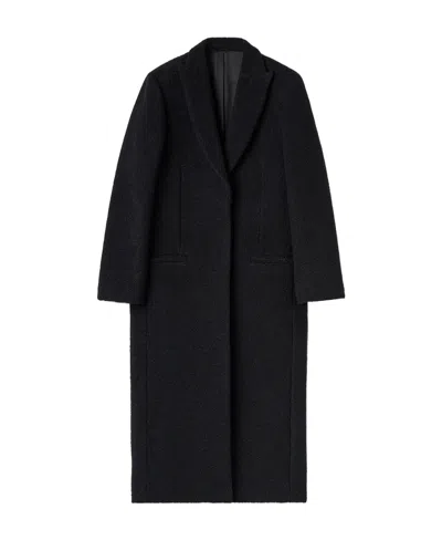 Totême Long-sleeve Coat In Black